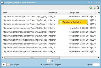 Integrando ao Google Analytics